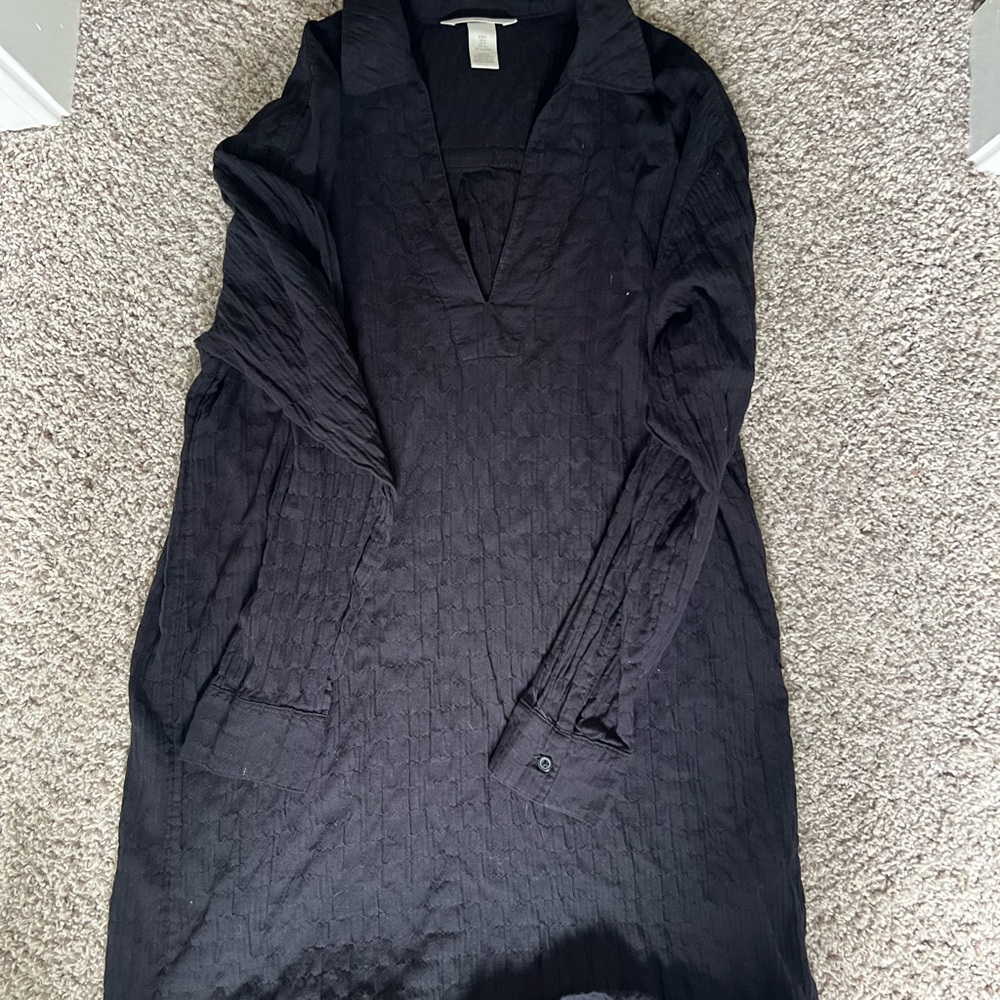 Long sleeve collared dress